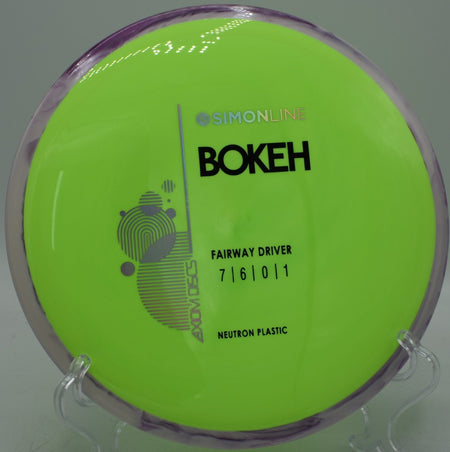 Neutron Bokeh displayed at Brewster Ridge DGC, Jeffersonville VT for accurate fairway placement