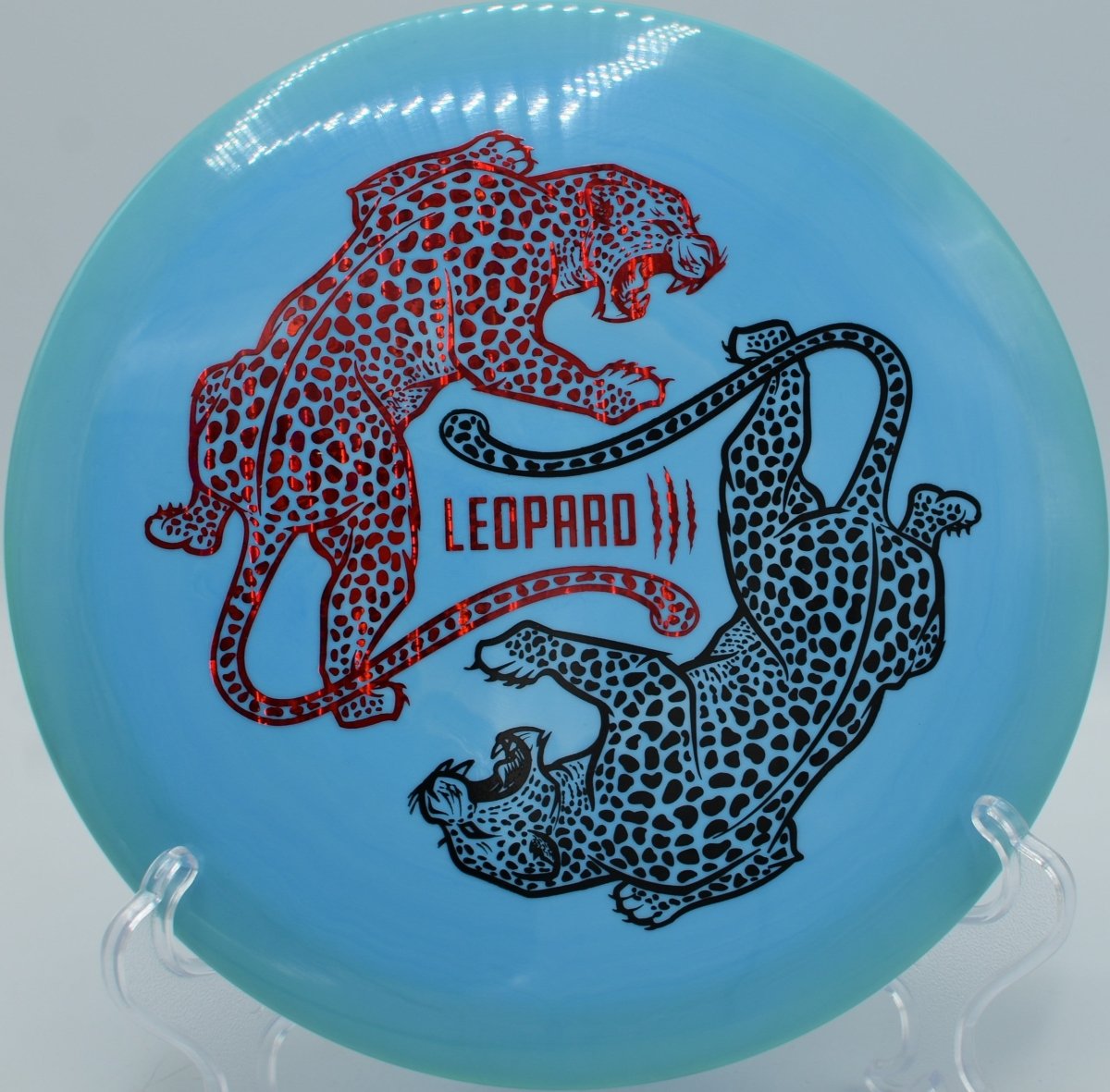 Yin/Yang Star Leopard3 fairway driver gliding on a balanced hyzer-flip at Oak Grove Disc Golf Course in Pasadena, California, carrying smooth turn, steady glide, and a clean, controlled finish for precision disc golf fairway placement