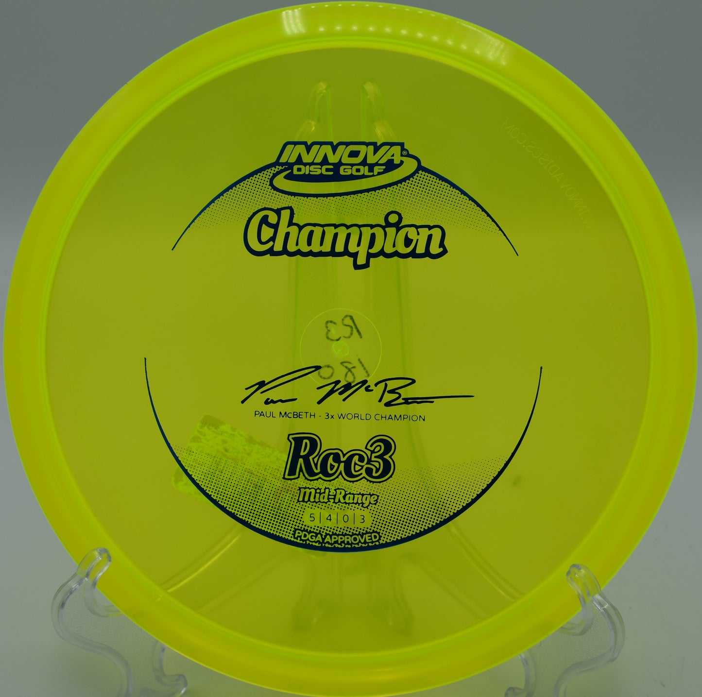 CHAMION ROC3 (3X PAUL MCBETH)