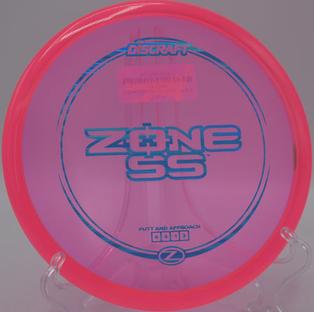 Z Zone SS flying smooth and straight at Tyler State Park Disc Golf Course in Newtown, Pennsylvania.