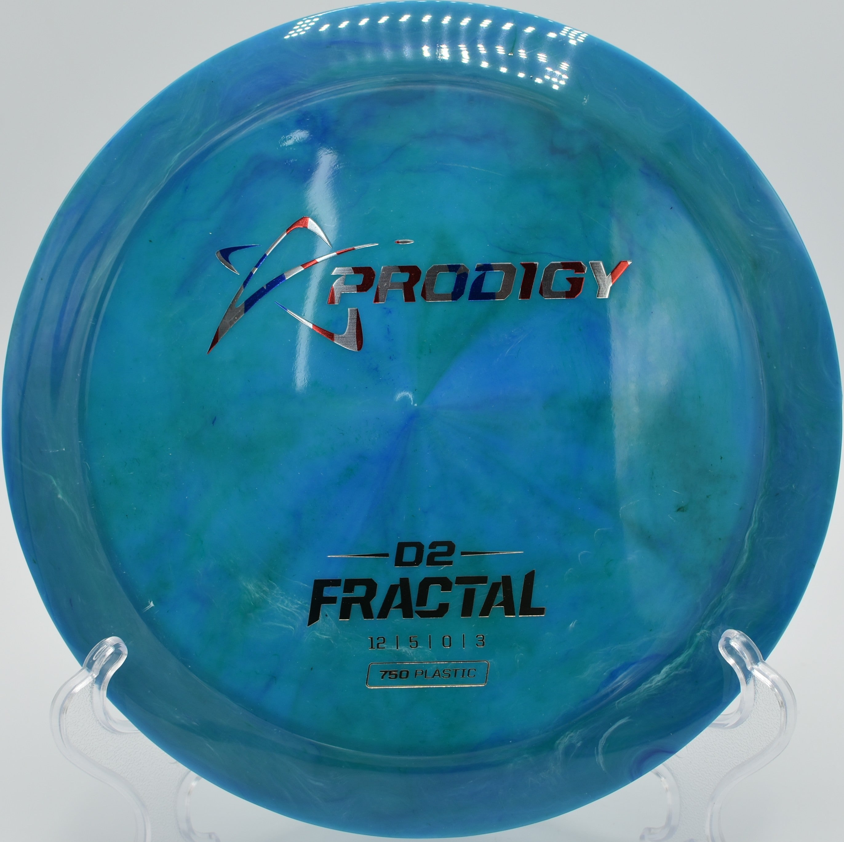 750 Fractal D2 disc golf distance driver finishing with dependable fade at Camden II Disc Golf Course, Camden, South Carolina