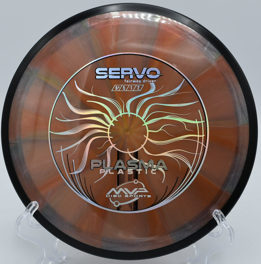 Plasma Servo flying on a low hyzer at Idlewild Disc Golf Course in Burlington, Kentucky, great for stable control and consistent finishes.

