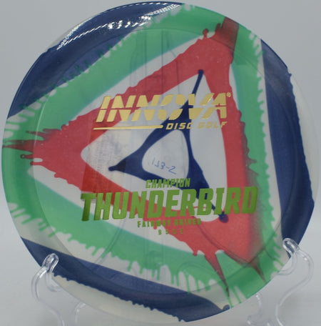 Innova Champion I-Dye Thunderbird featured at DeLaveaga DGC, Santa Cruz CA for straight flights and fade