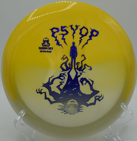 TSA PsyOps controlled backhand in light headwind at Harmon Hills Disc Golf Course in Fall Branch, Tennessee