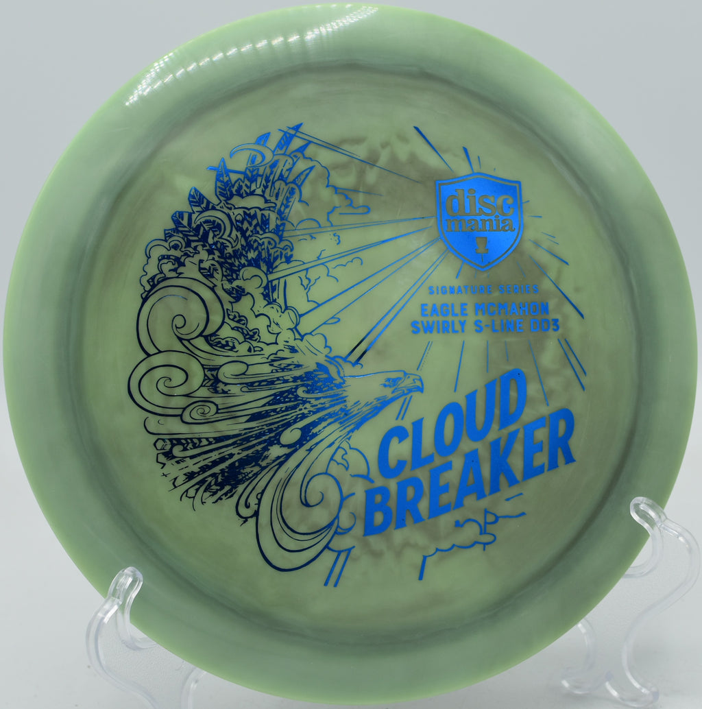 Discmania Cloudbreaker 1 skipping near circle one at Harmon Hills in Fall Branch, Tennessee.

