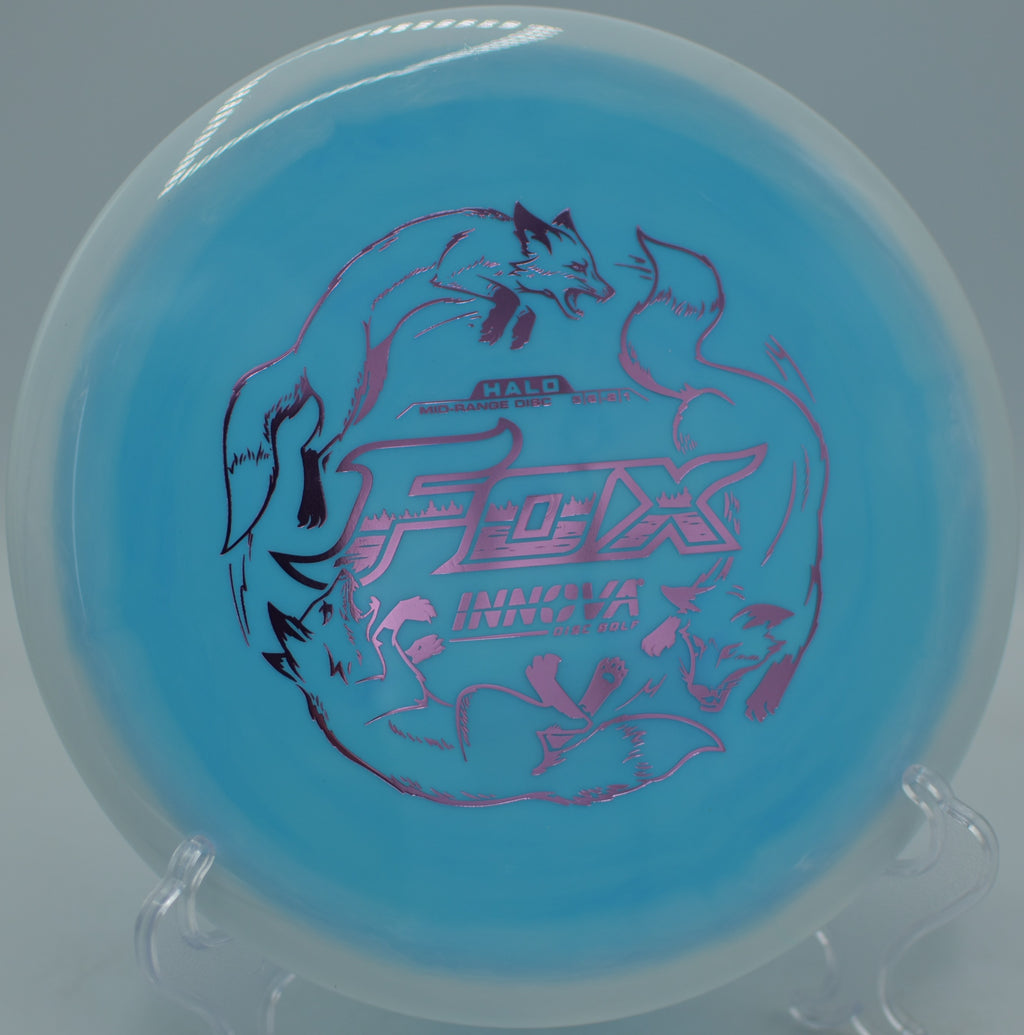 Halo Star Fox driver gliding with precision at Idlewild Disc Golf Course in Burlington, Kentucky.