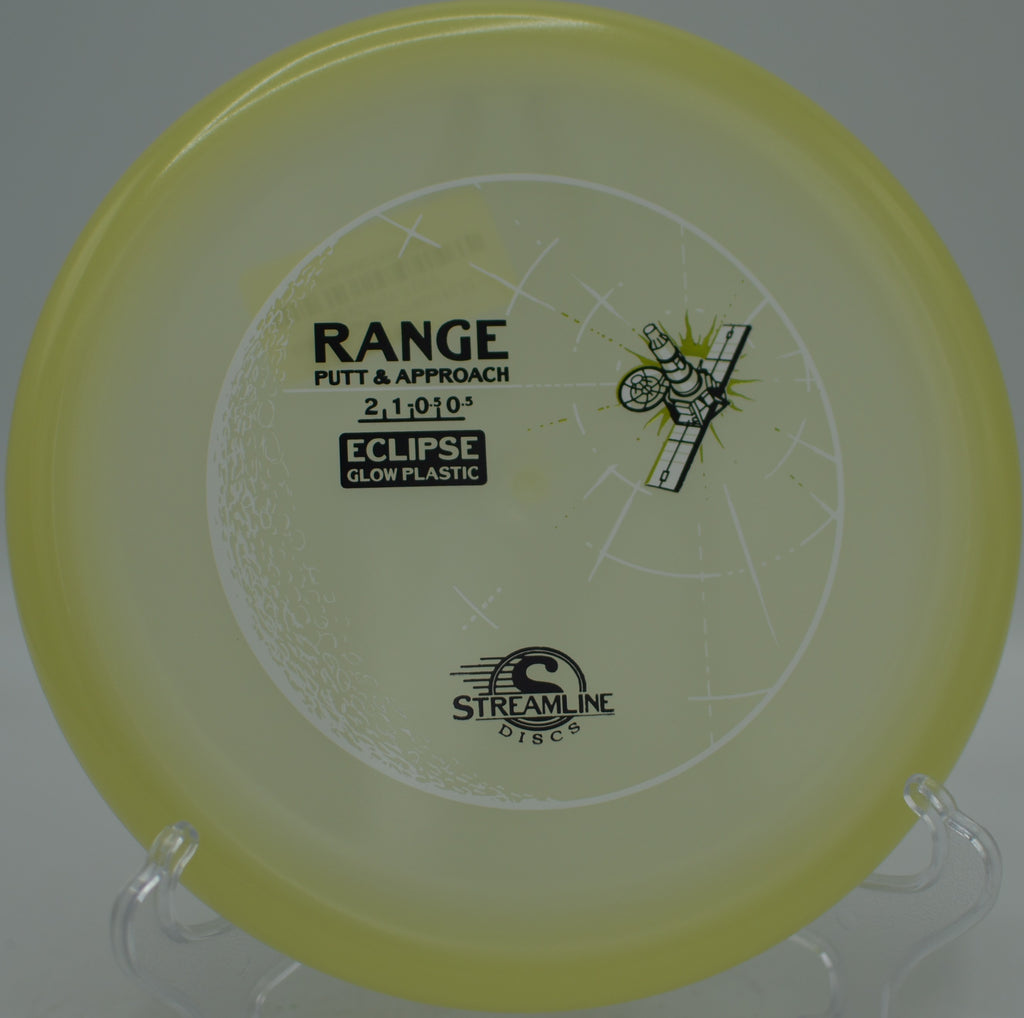 Streamline Eclipse Glow Range putter drive released with control at Fountain Hills Disc Golf Course in Fountain Hills, Arizona.