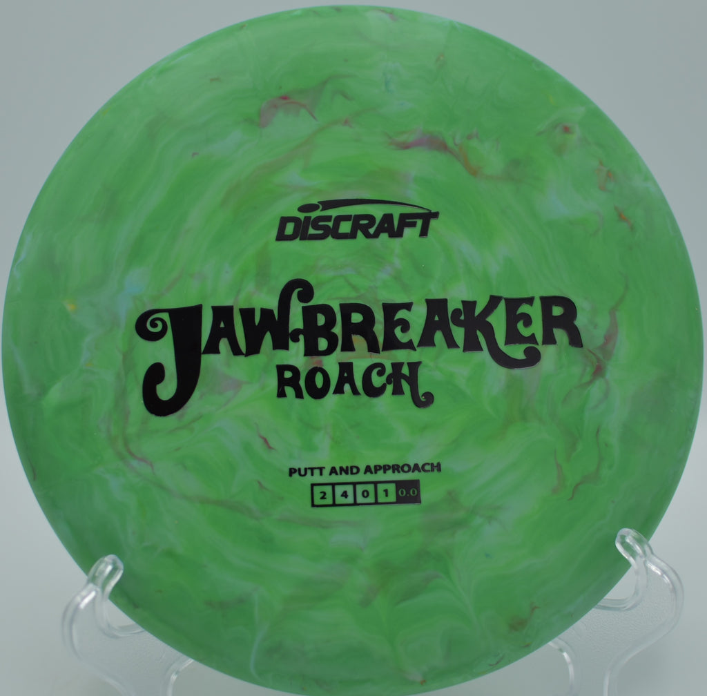 Jawbreaker Roach floating a soft bid at The Sinks DGC in Chattanooga, TN, landing softly thanks to the tacky Jawbreaker texture.