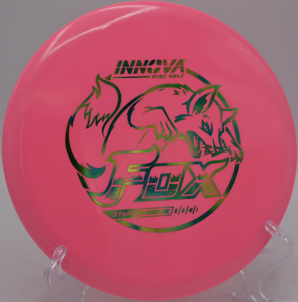 Controlled fairway shot using the Innova Star Fox at Stafford Lake Disc Golf Course in Novato, California.