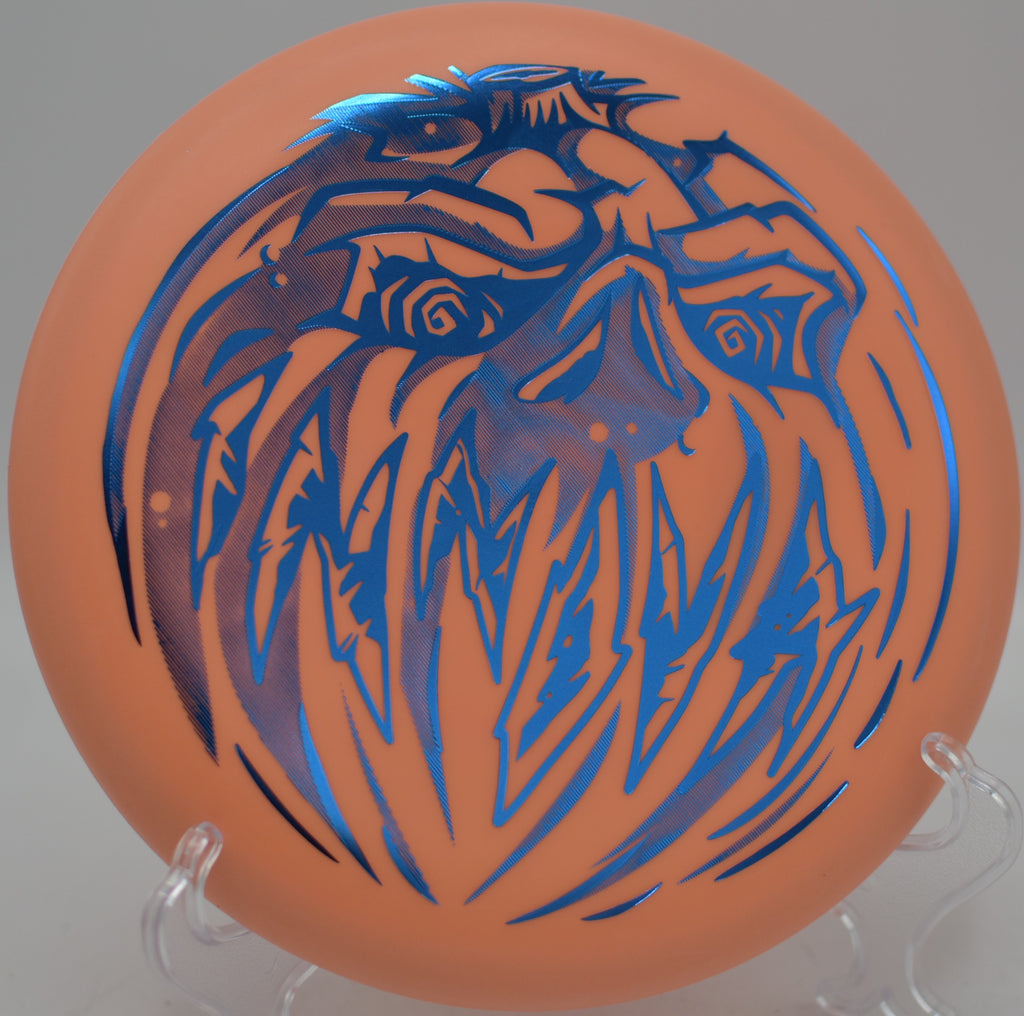 Innova Nexus Proto Glow Halloween Aviar thrown on a clean release at Tyler State Park Disc Golf Course in Newtown, Pennsylvania.
