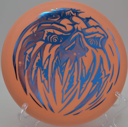 Innova Nexus Proto Glow Halloween Aviar thrown on a clean release at Tyler State Park Disc Golf Course in Newtown, Pennsylvania.