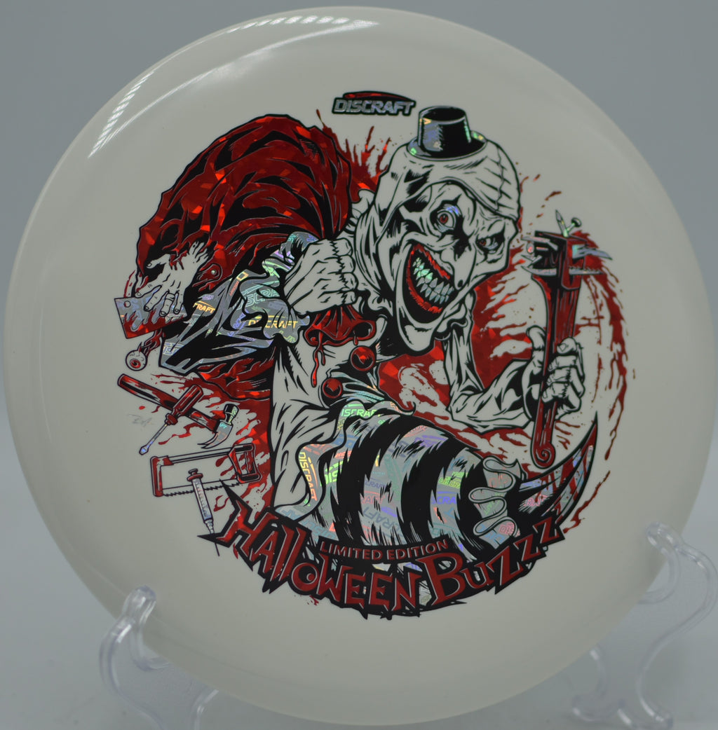 2025 LE Halloween Glo Triple Stamped Buzzz parked circle one at Idlewild North Course in Burlington, Kentucky.