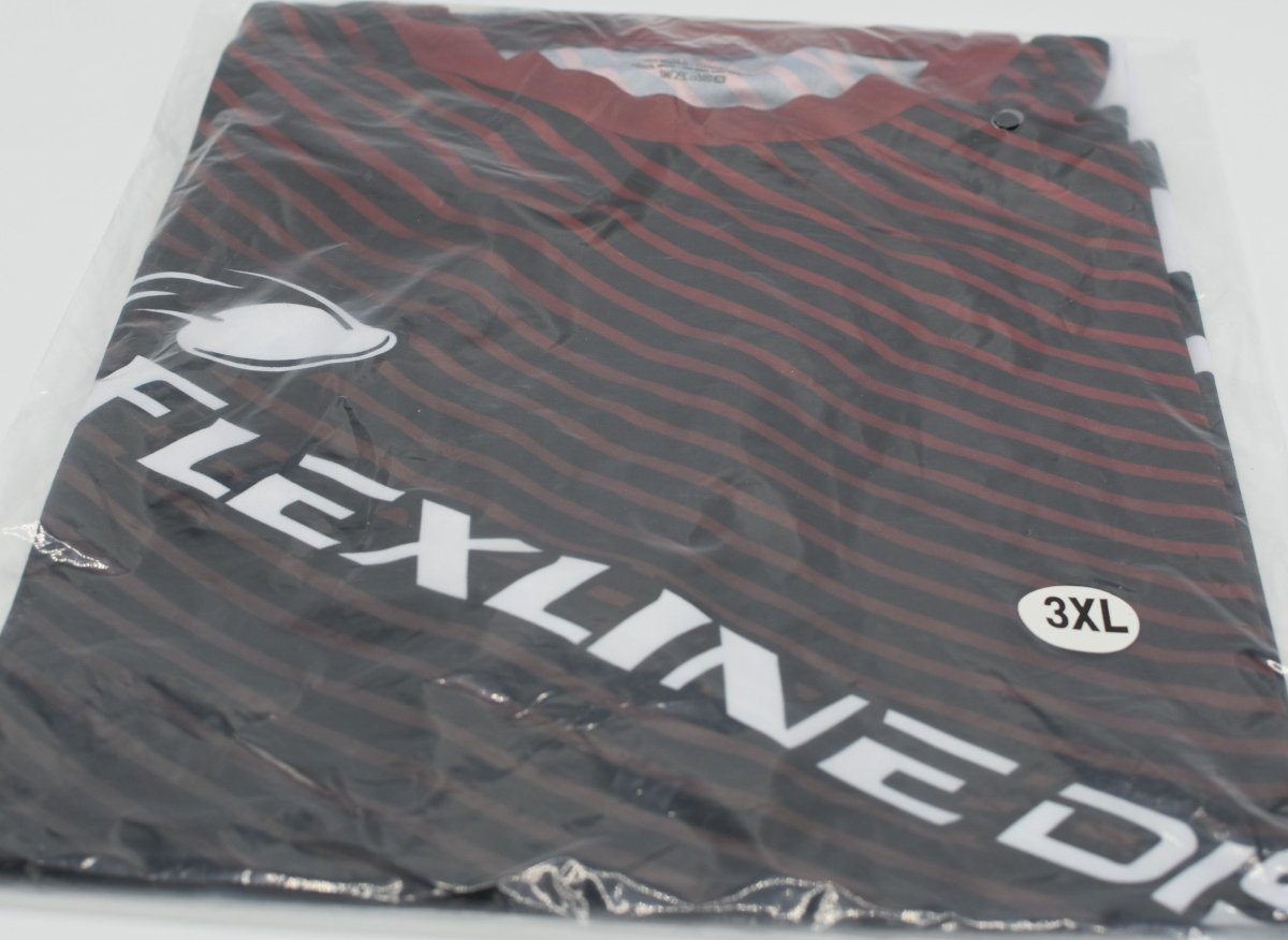 Custom Dry Fit T-Shirt ( Flexlinediscs Logo) Design 1 - Flexline Discs - 45270671664221