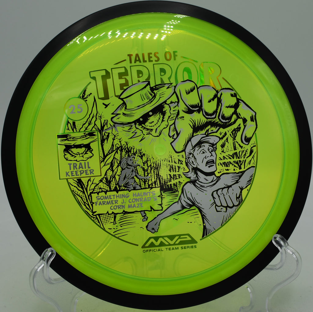 Limited Trail Halloween Edition gliding long and straight through the desert winds at Sunset Park Disc Golf Course in Las Vegas, Nevada.