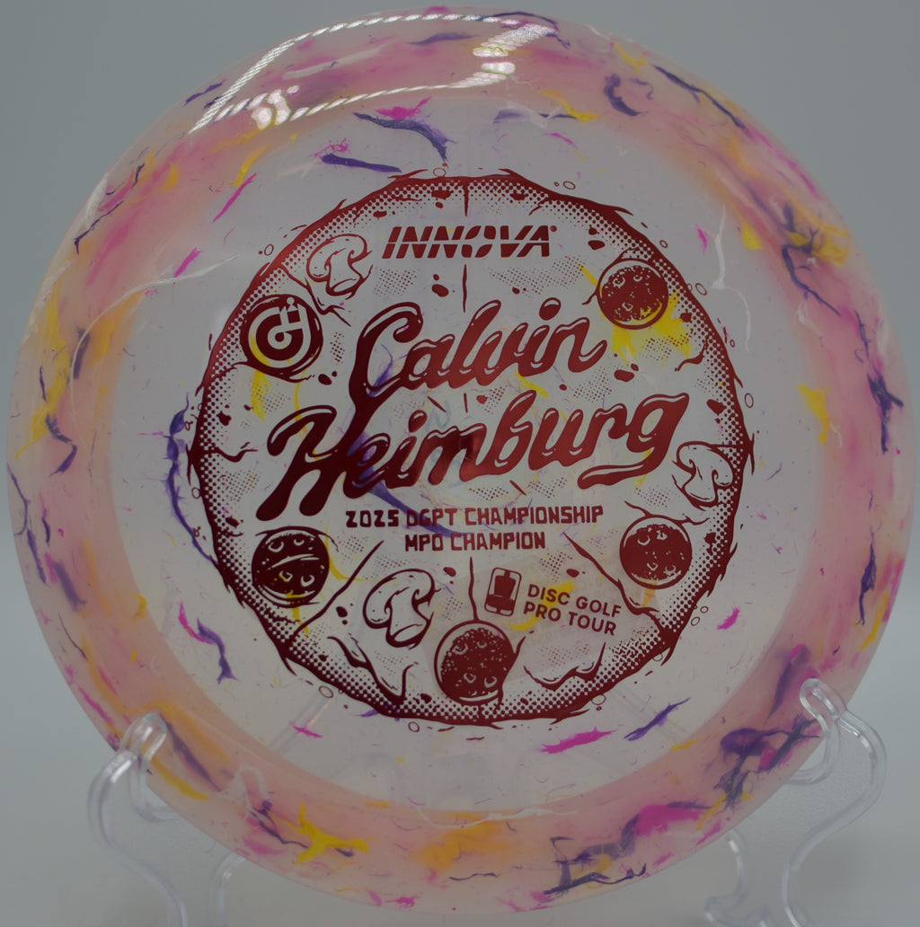 Party Time Destroyer launched on a clean forehand flex line at Hollywood North Beach Park Disc Golf Course in Hollywood, Florida.