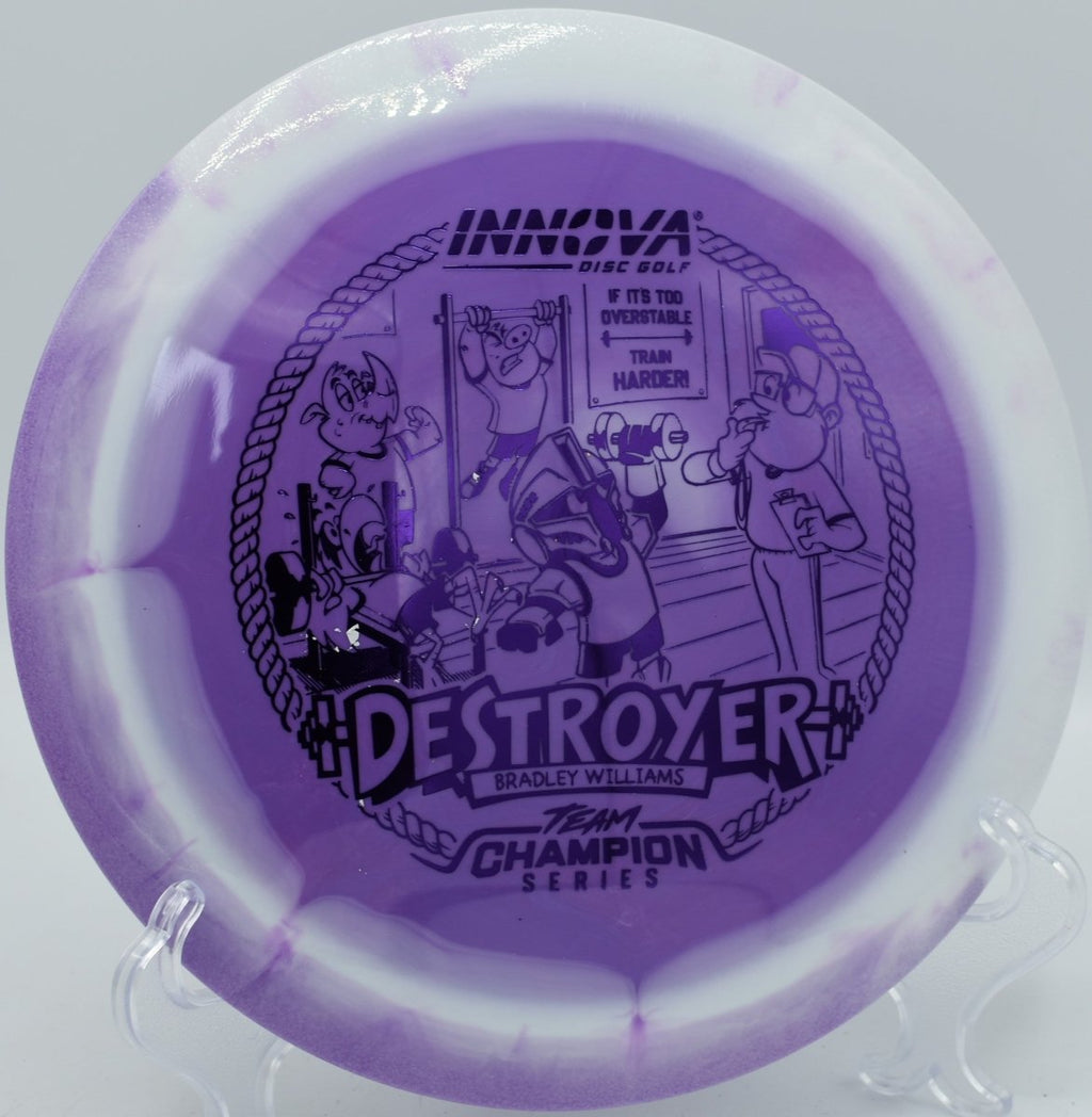 Bradley Williams Halo relocasty BBaby Destroyer disc golf distance driver flying true at Morley Field Disc Golf Course California