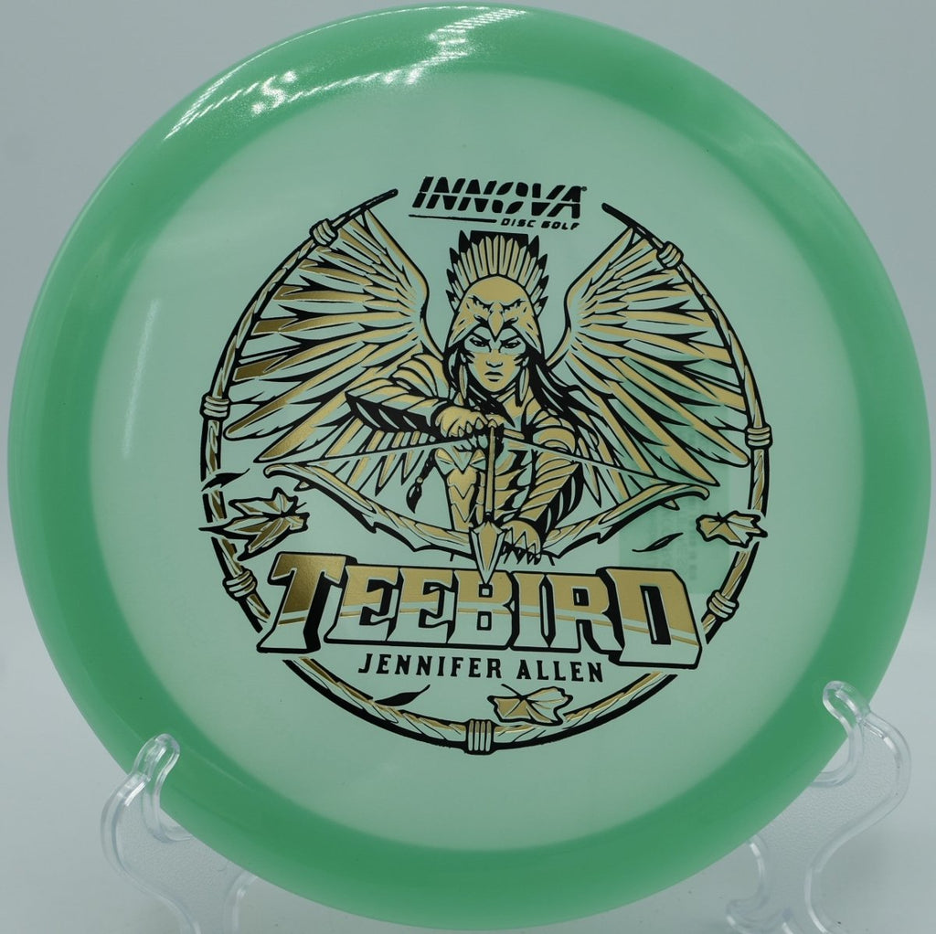 Jen Allen Proto Glow Champion TeeBird dependable fade finish at Roy G. Guerrero DGC in Austin, TX