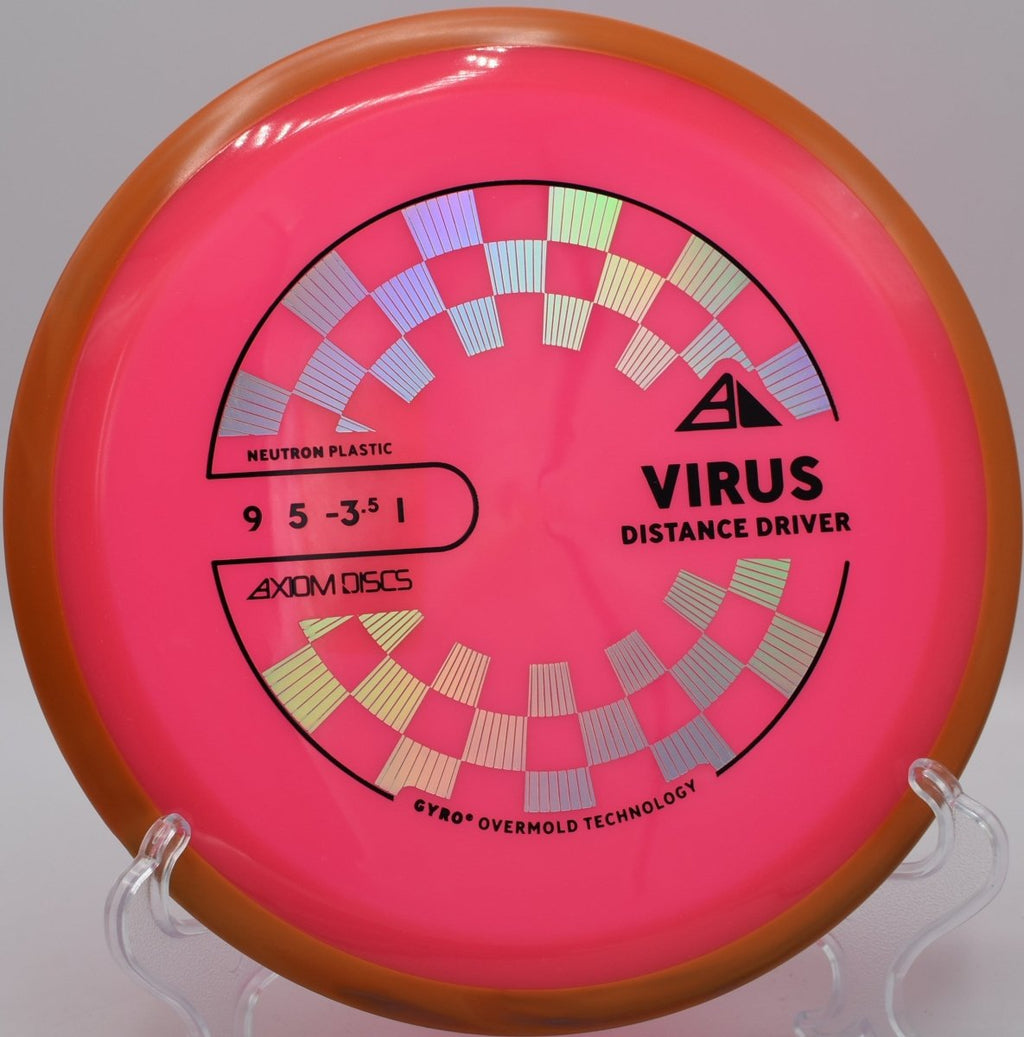 MVP Neutron Virus controlled distance drive at Trophy Club Disc Golf Course in Trophy Club, Texas