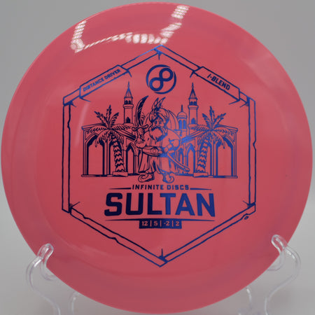 I-Blend Sultan launching a long turnover drive at Lincoln Ridge DGC in Independence, KY, gliding deep on its smooth -2 turn.