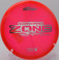 Orange Z Swirl Zone shown parked under a tree at Lake Eureka Temp Course in Eureka, Illinois.

