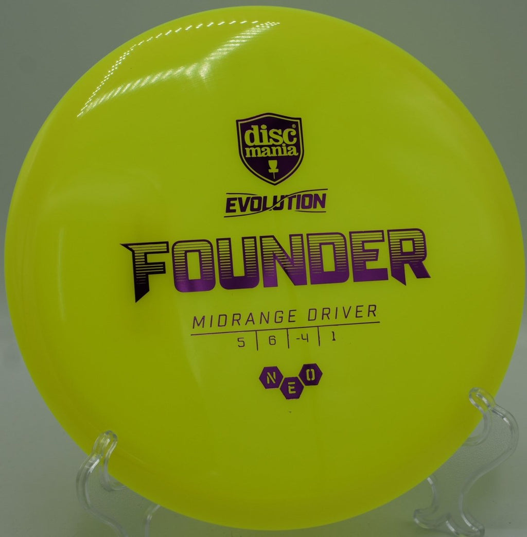 Discmania Neo Lumen Founder smooth turnover in tight woods at Trophy Lakes Disc Golf Course in Johns Island, South Carolina