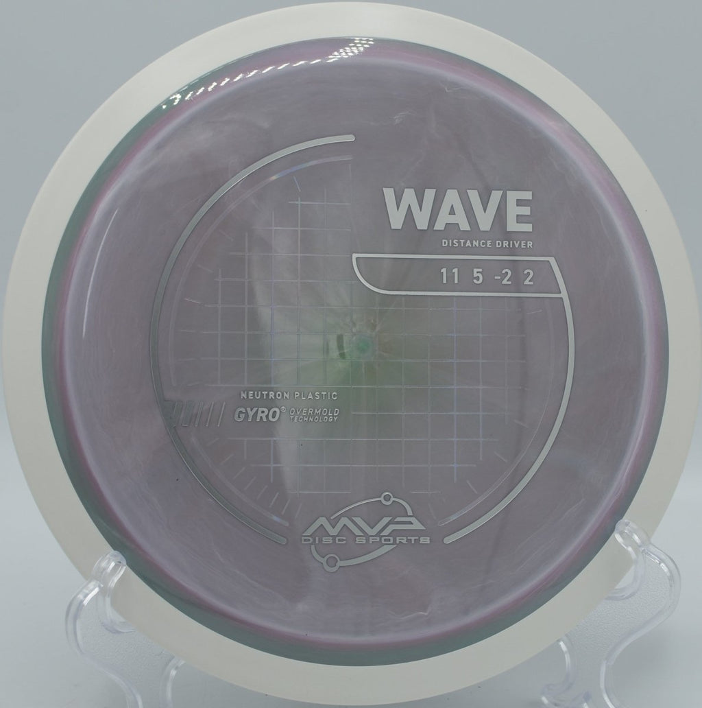 Neutron Wave distance driver ripping a long hyzer-flip at Bud Hill Disc Golf Course in Memphis, Tennessee, carrying high-speed turn with massive glide and a smooth finishing fade for max-distance disc golf drives