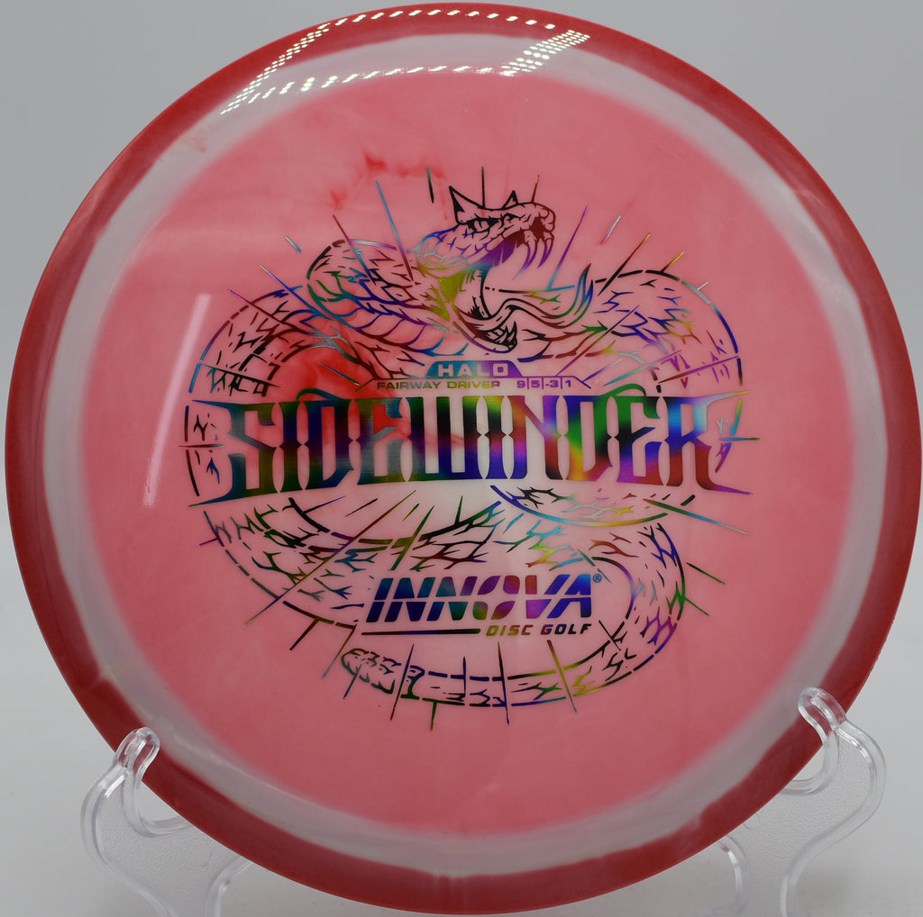 Halo Star Sidewinder smooth anhyzer drive at Idlewild Disc Golf Course in Burlington, Kentucky