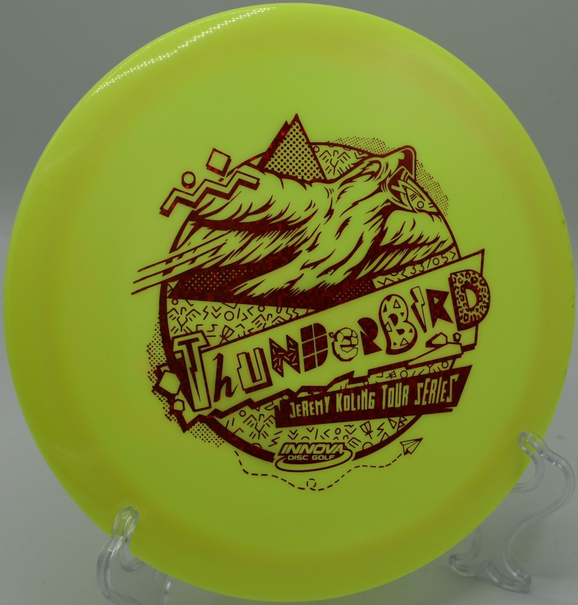Koling Thunderbird launched into a steady headwind at Tyler State Park Disc Golf Course in Newtown, Pennsylvania, fighting turn and finishing clean for reliable, wind-stable fairway performance