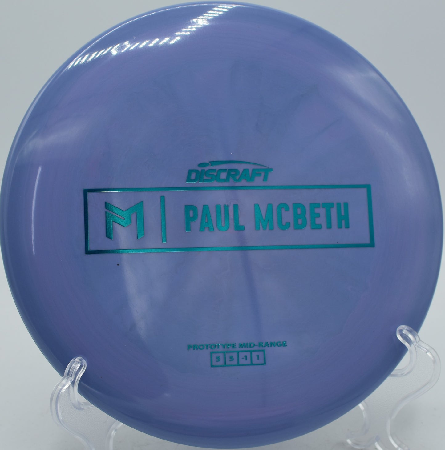 Prototype Malita launched on a controlled glide at Rocklin Disc Golf Course in California