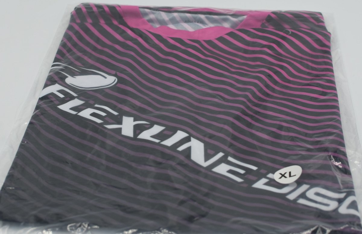 Custom Dry Fit T-Shirt ( Flexlinediscs Logo) Design 1 - Flexline Discs - 45270672238717