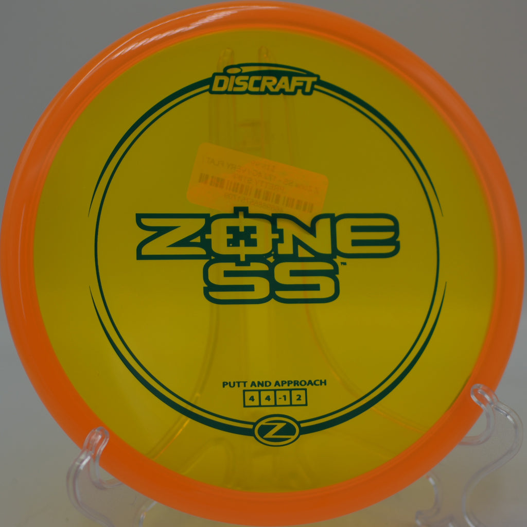 Z Zone SS holding the line on a tight approach at Iroquois Park Disc Golf Course in Louisville, Kentucky.