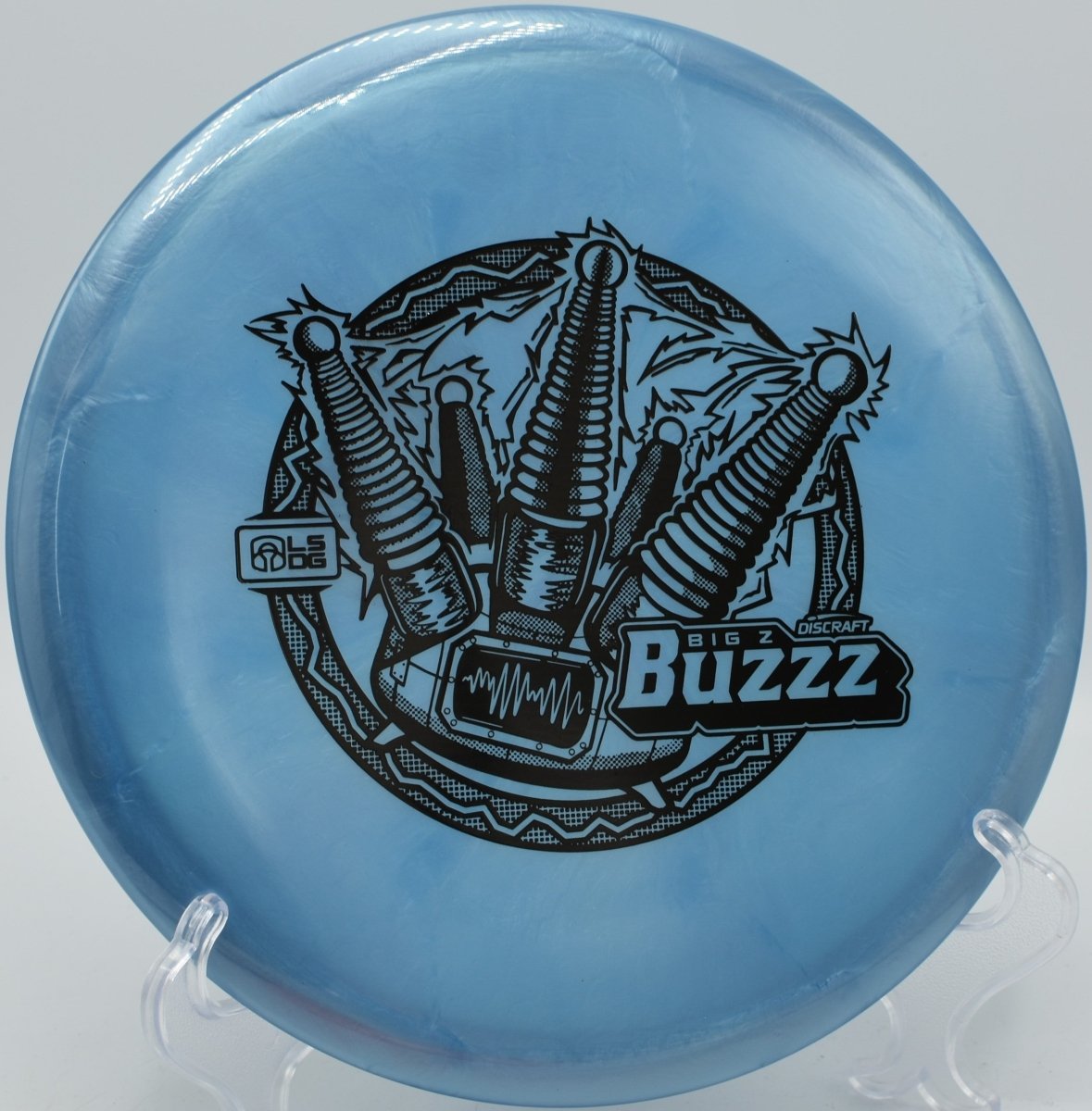 Discraft Big Z Swirl Buzzz 8 Hole midrange available in Washington with nationwide shipping for controlled glide approaches