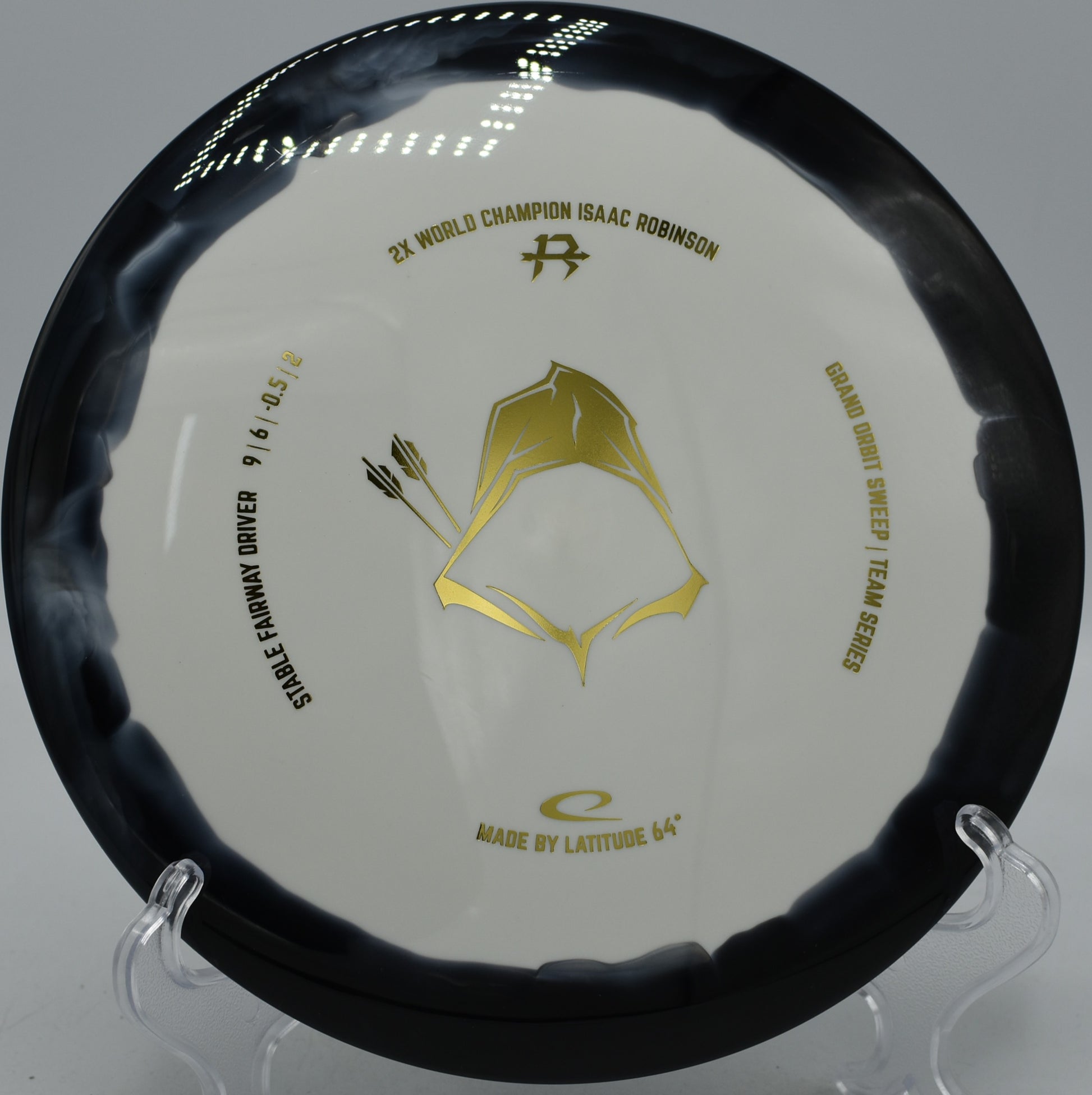 Grand Orbit Sweep Latitude 64° Isaac Robinson 2025 Team Series driver shaping long hyzer lines at Lincoln Ridge Disc Golf Course in Independence, Kentucky.