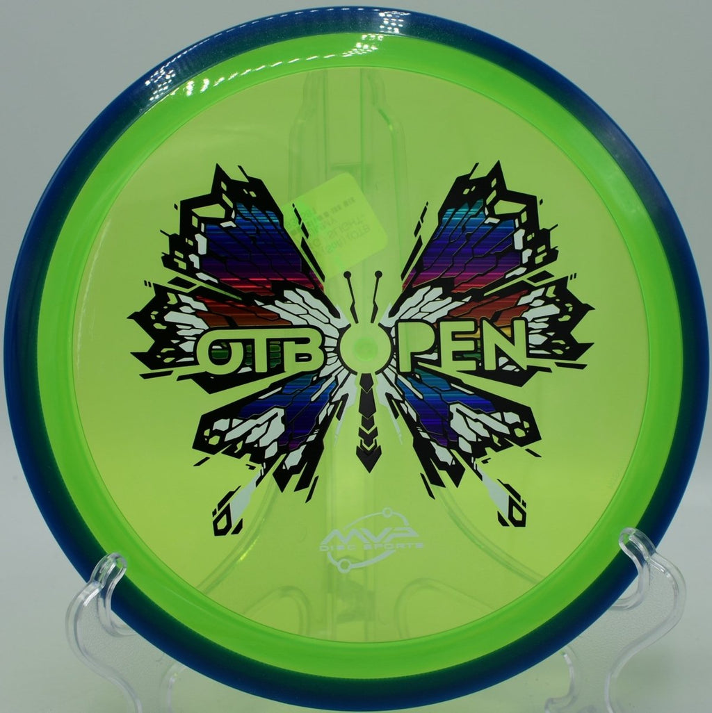 Prism Proton Insanity Soft long pushing backhand at Rock Ridge Disc Golf Course in Pittsboro, North Carolina