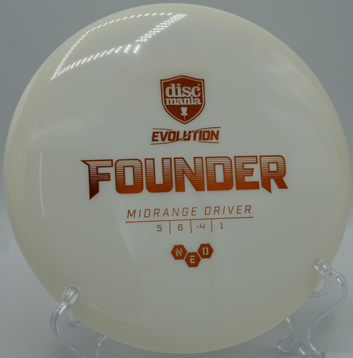 Neo Founder glidey midrange drive at Kincaid Park Disc Golf Course in Anchorage, Alaska