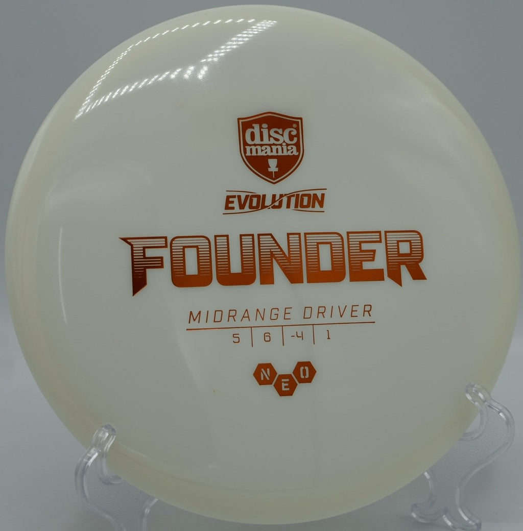 Neo Founder glidey midrange drive at Kincaid Park Disc Golf Course in Anchorage, Alaska