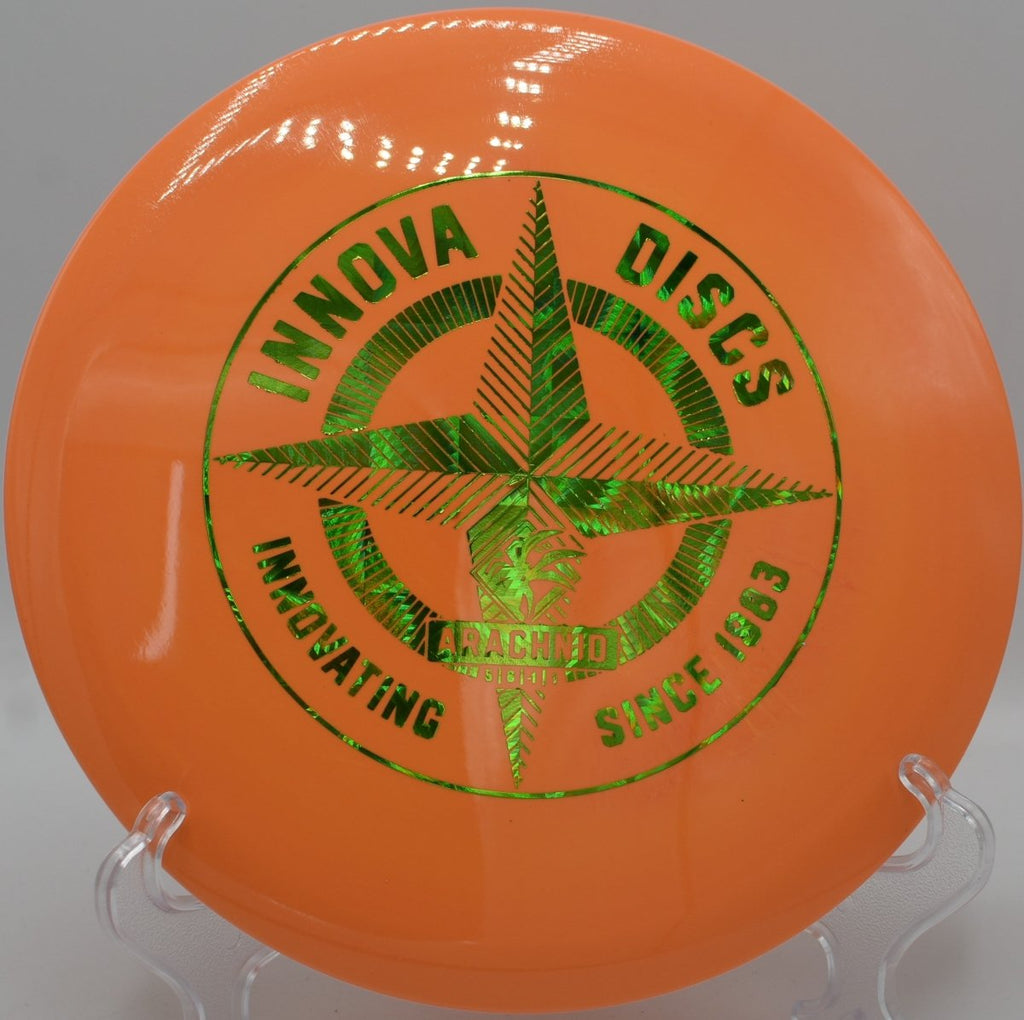 Protostar Arachnid midrange staged for a touch approach at River City Disc Golf Course in Grand Junction, Colorado