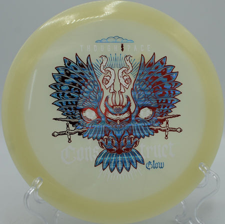 Glow Construct controlled hyzer release under glow at Hudson Mills DGC in Dexter, MI