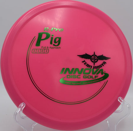 Innova R-Pro Pig overstable putt and approach disc available in Texas with nationwide shipping for forehand upshots and wind resistant control

