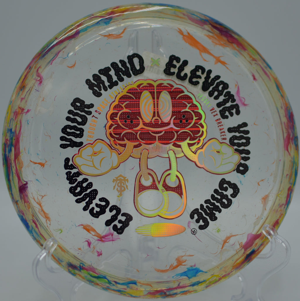 Controlled turnover drive with the Breaker Vessel at Tyler State Park Disc Golf Course in Newtown, Pennsylvania.