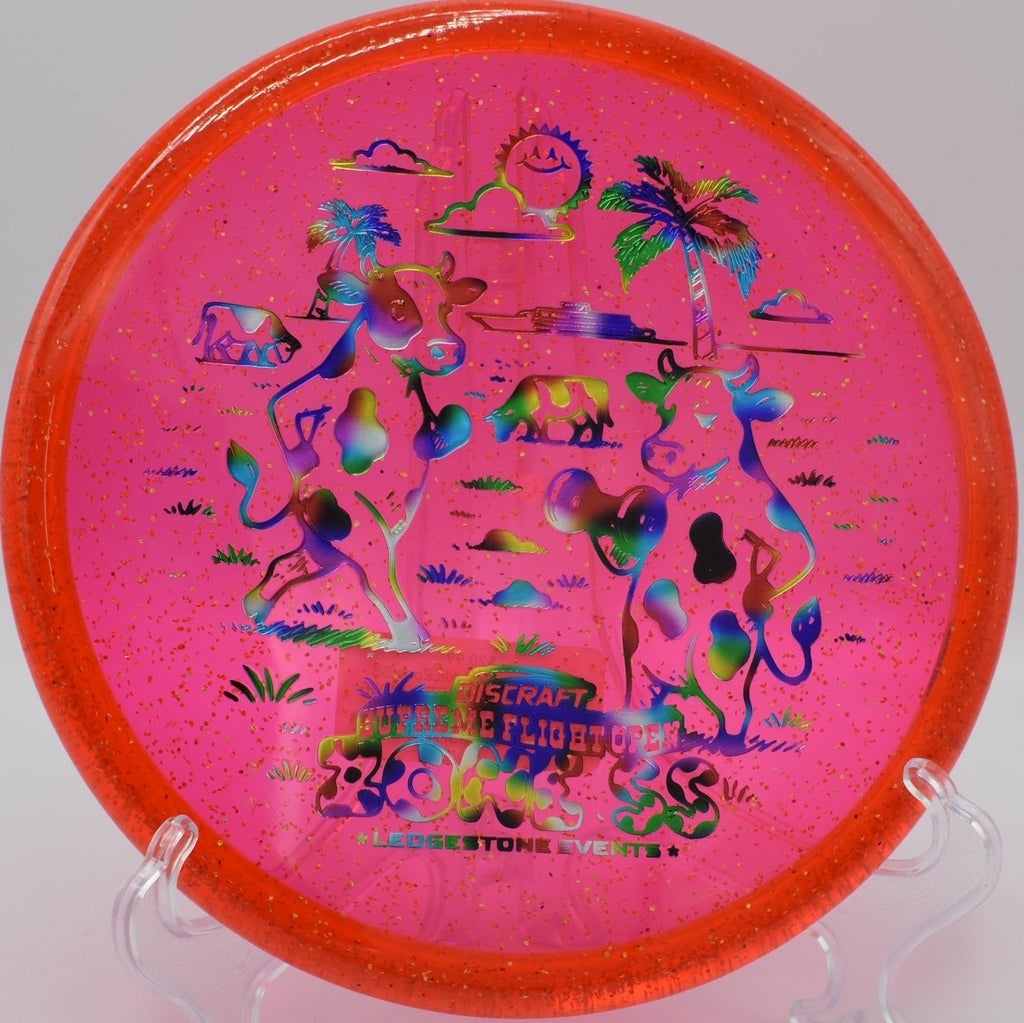 SFO CryZtal Sparkle Zone SS controlled flex forehand fighting out clean at Selah Ranch DGC in Talco, TX