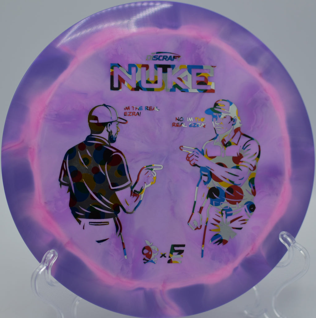 2025 Ezra Aderhold & Robinson ESP Nuke Collaboration launched on a full-power drive at Maple Hill Disc Golf Course in Leicester, Massachusetts.