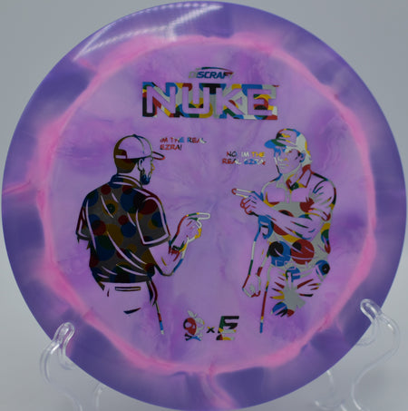 2025 Ezra Aderhold & Robinson ESP Nuke Collaboration launched on a full-power drive at Maple Hill Disc Golf Course in Leicester, Massachusetts.