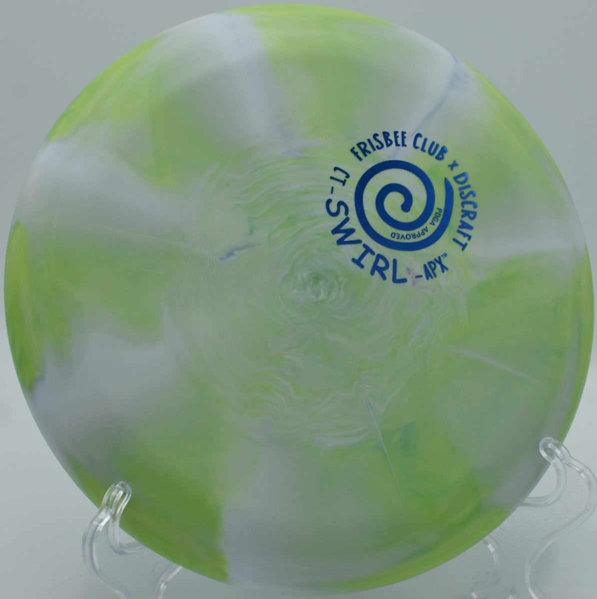 Discraft CT Swirl APX featured at Rock Ridge DGC, Pittsboro NC for controlled wooded approaches