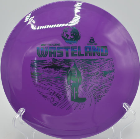 Doomsday Survival Wasteland shaping a light turnover at Prairie Center DGC in Olathe, KS, drifting gently before settling beside the basket.