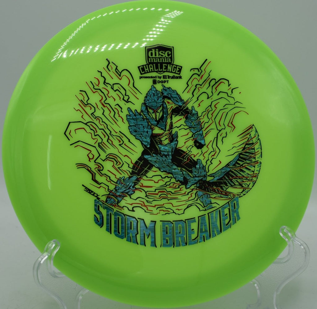 Discmania Storm Breaker Neo Function displayed at Harmony Bends Disc Golf Course in Columbia, Missouri, perfect for controlled turnovers and finesse lines