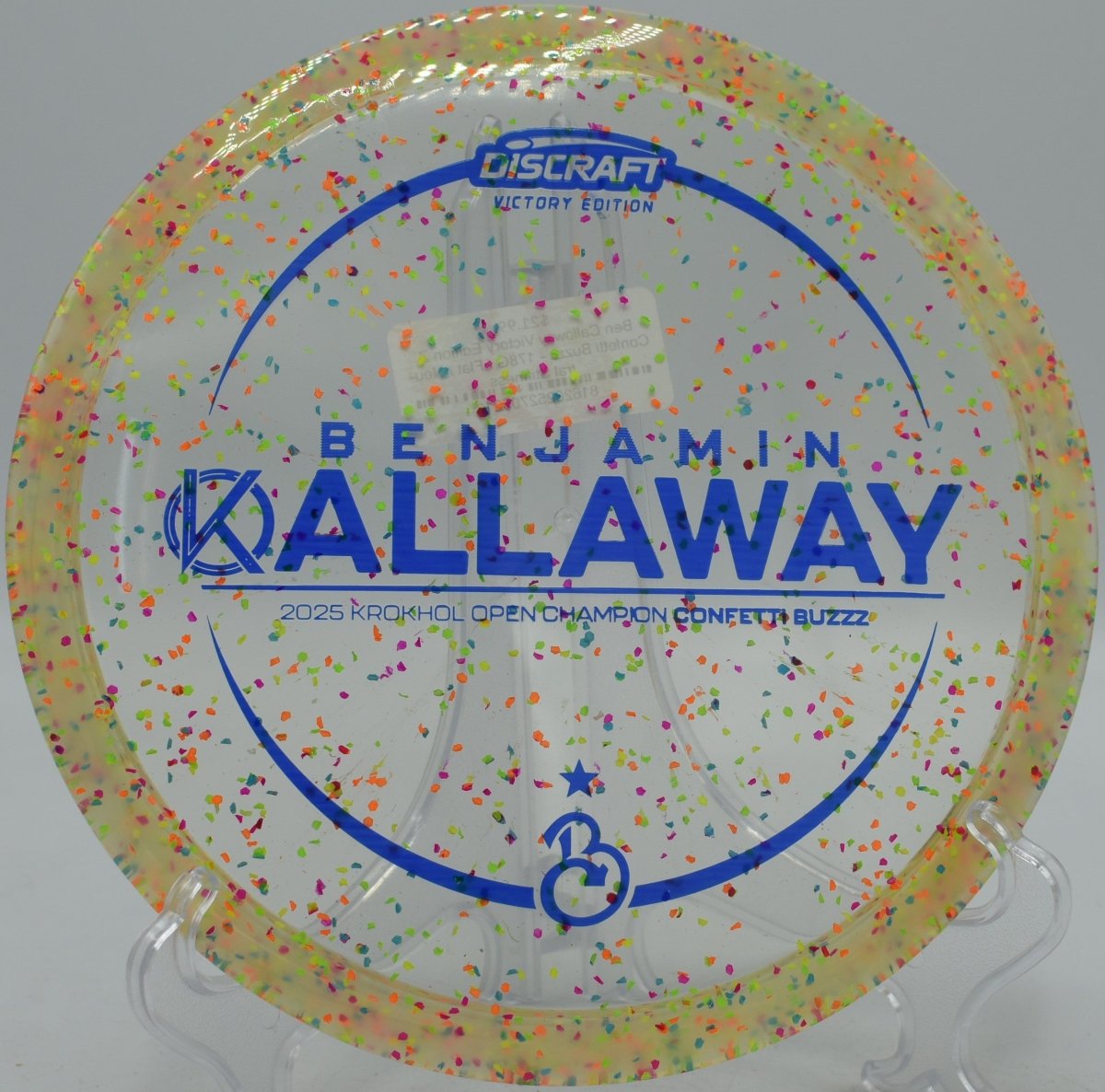 Ben Callaway Victory Edition Z Confetti Buzzz - Flexline Discs - 81620252705213