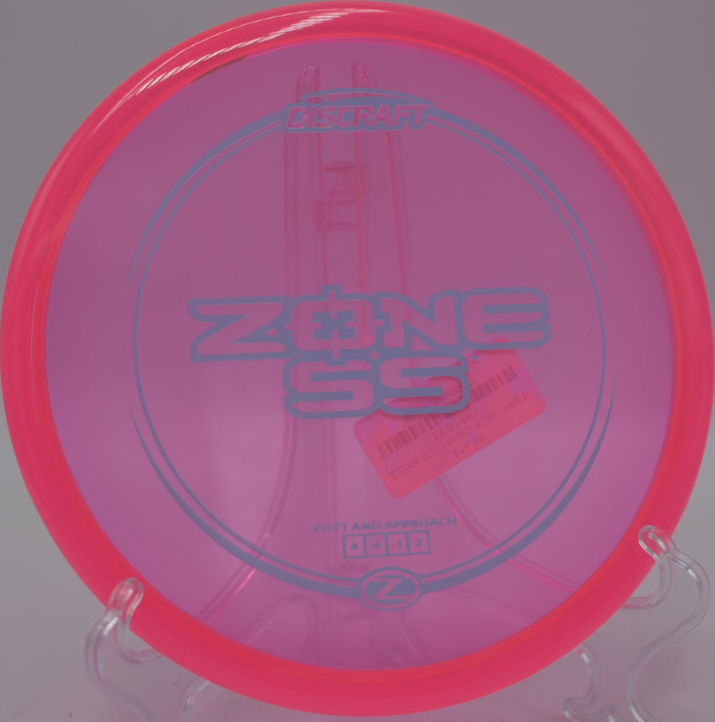 Z Zone SS glowing in evening light at Harmon Hills Disc Golf Course in Fall Branch, Tennessee.