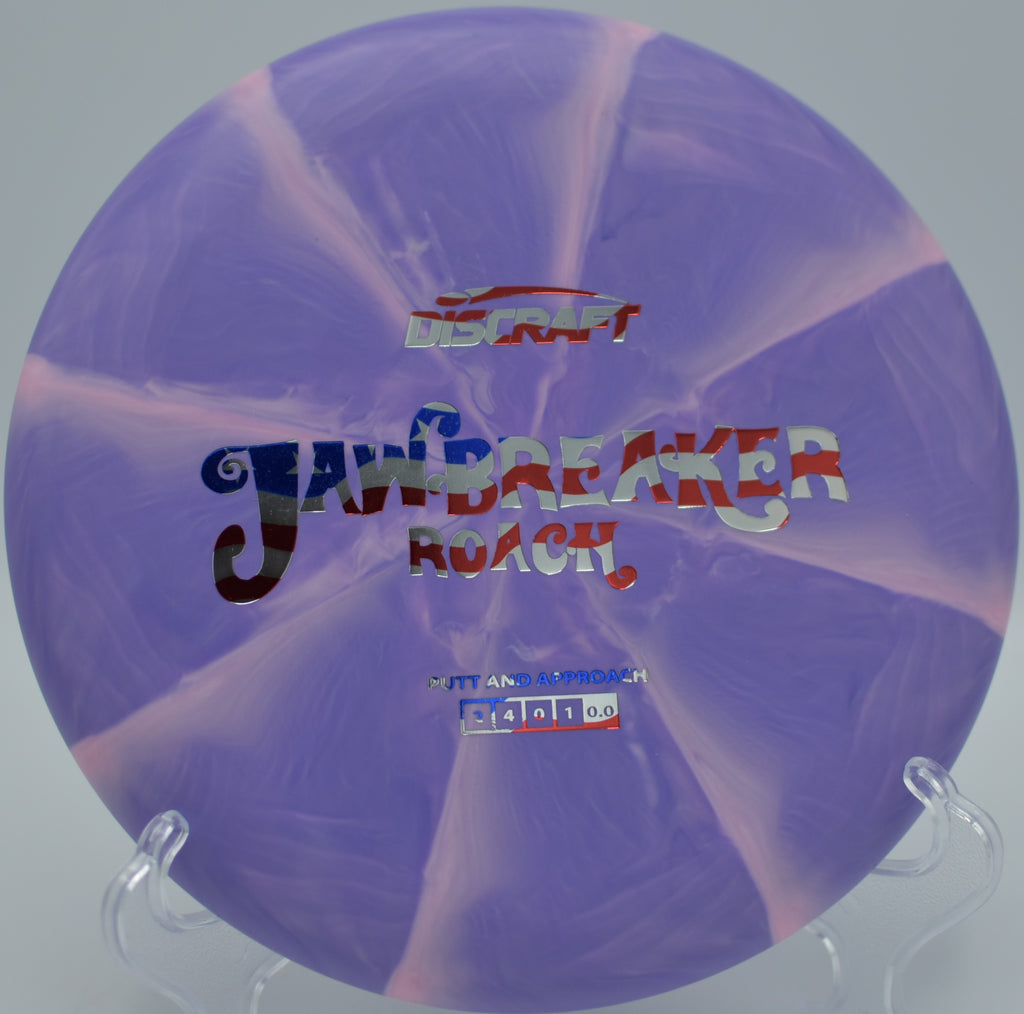 Discraft Jawbreaker Roach launching a precision approach at Vista del Camino DGC in Scottsdale, AZ, riding a laser-straight line.