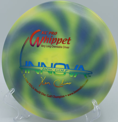 KC-PRO WHIPPET disc golf disc, designed for maximum control and stability in windy conditions, perfect for skilled players, available nationwide and in Everett, WA.